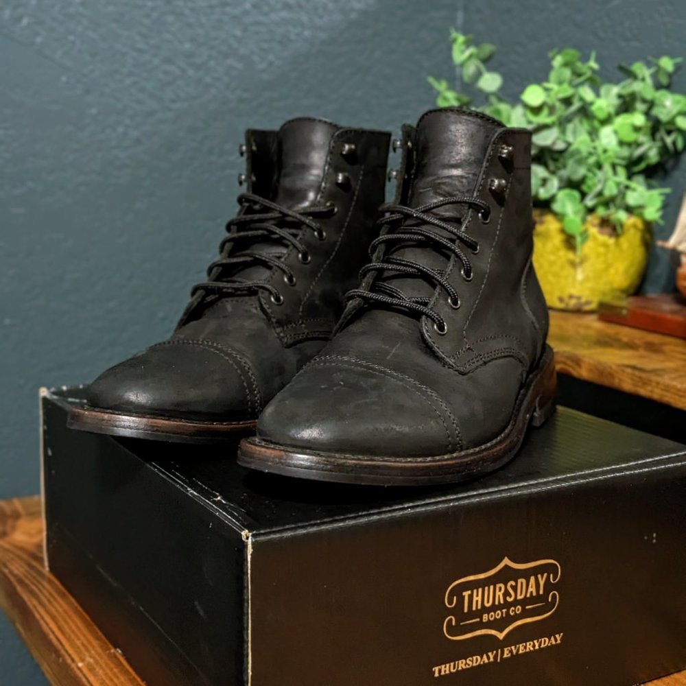 Thursday Boots - Captain - Black Matte